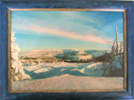 Coloured photograph on canvas in the authorīs frame, 20 x 30 cm, photo by Marie Ela Hrebikova